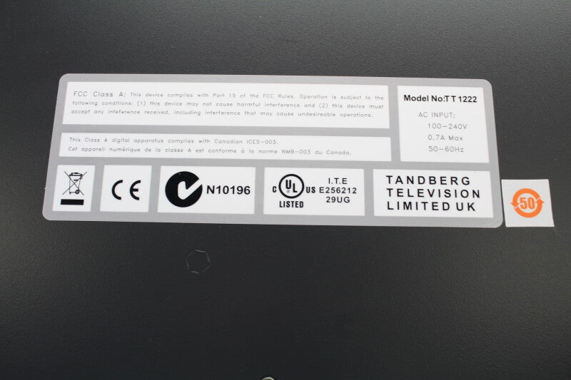 Tandberg TT 1222 Ontvanger