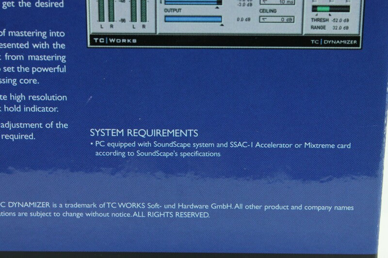 TC Electronic TC Works - TC Dynamizer voor Soundscape in originele doos