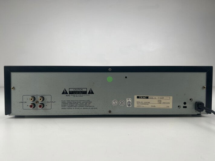 TEAC W-660R - Double Cassette Deck