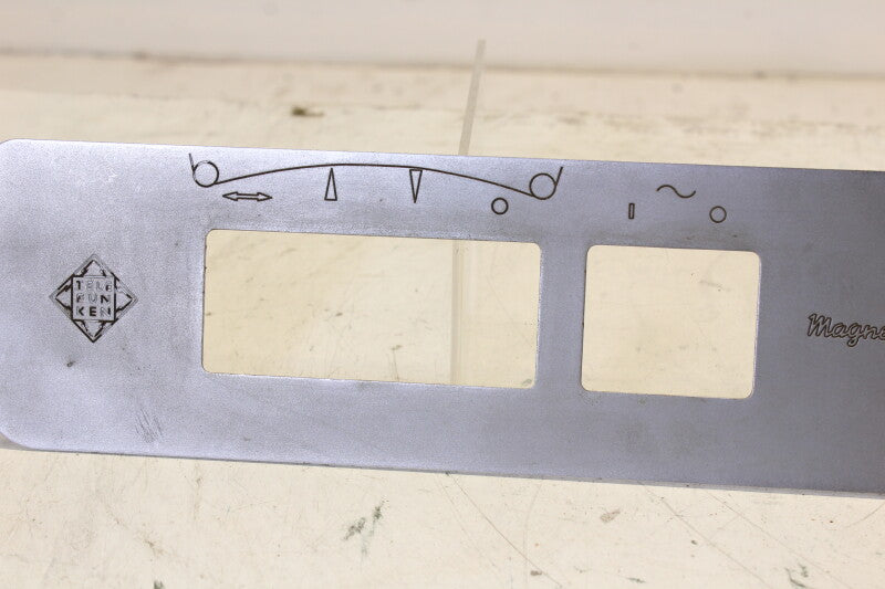Telefunken M5 Tape Recorder Front Plate