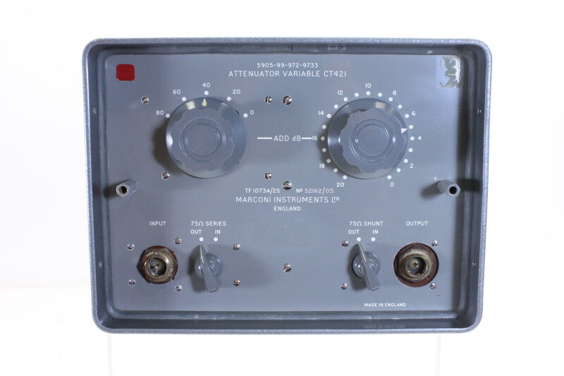De Marconi Company Attenuator Variabel CT421