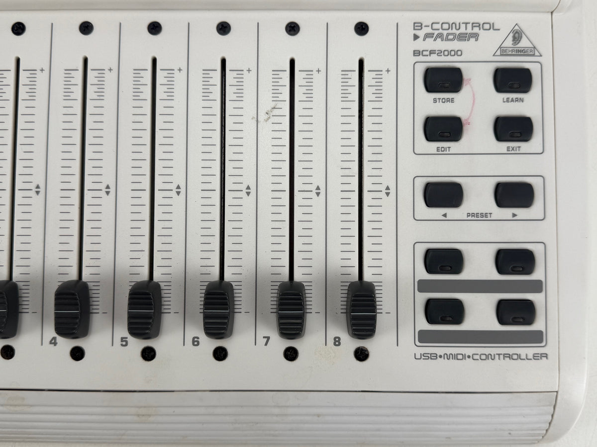Behringer BCF2000 8-Channel Moterized Fader Mixer/Midi Controller