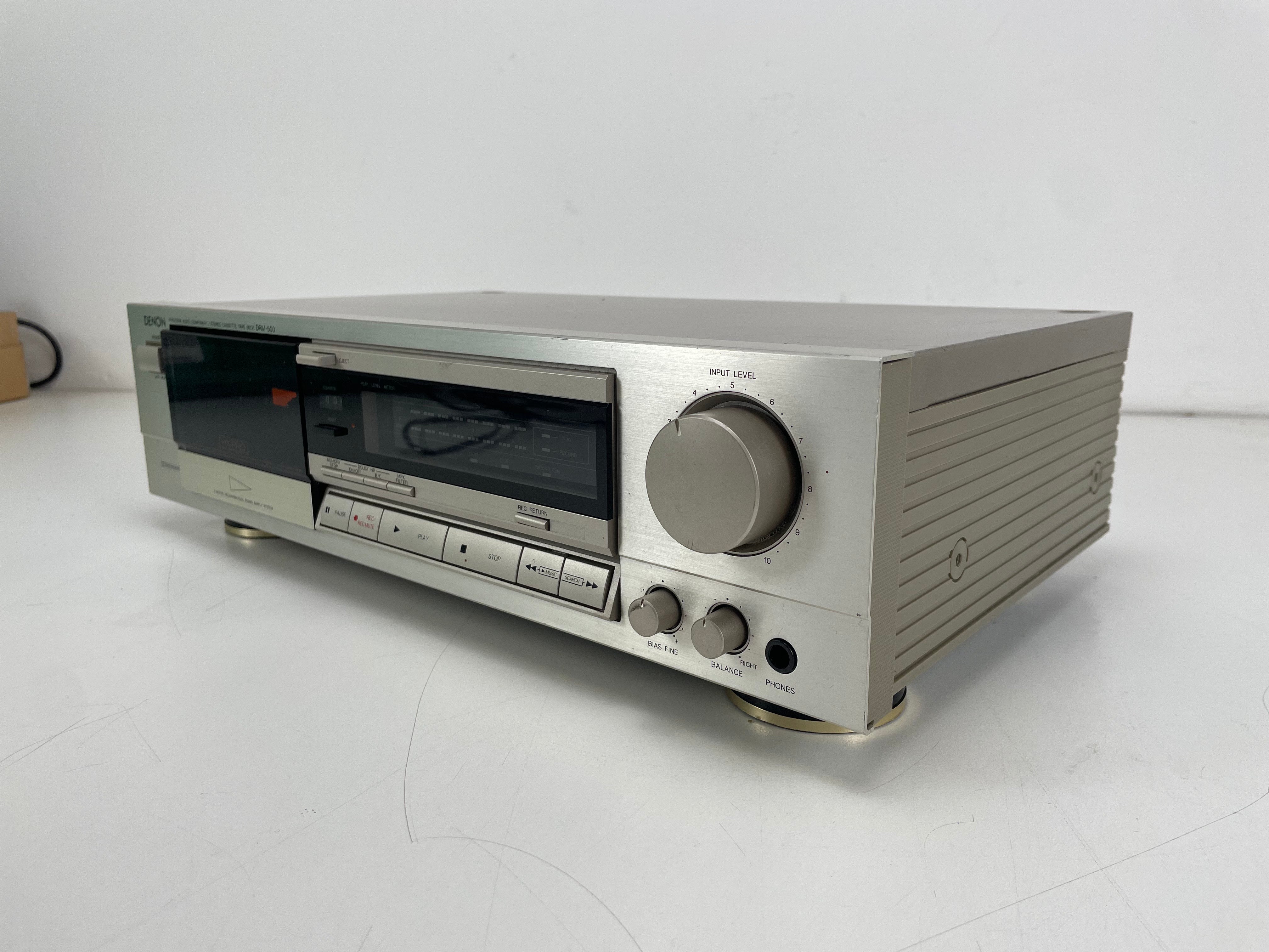 Denon DRM-500 - Stereo Cassette Deck - White