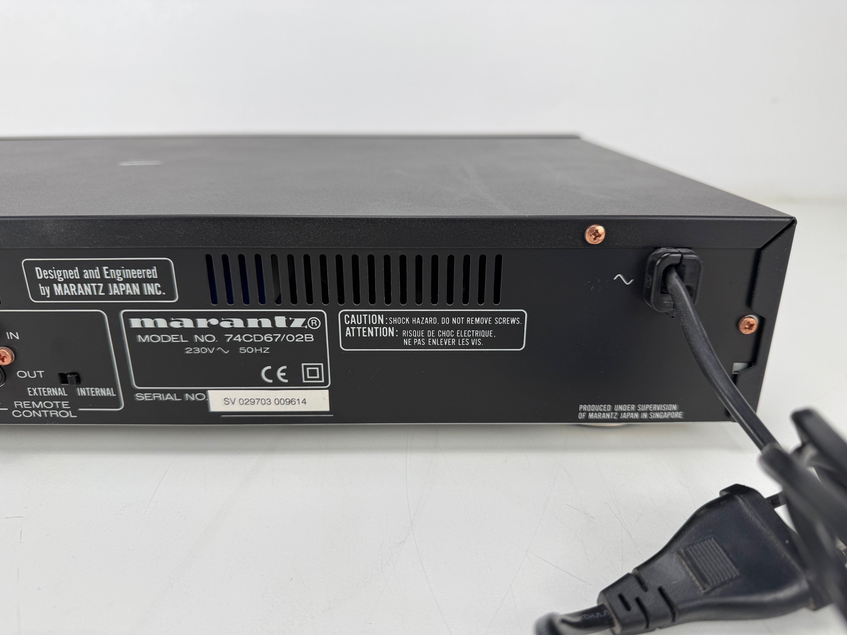 Marantz CD-67 compact discspeler - Verkocht zoals hij is