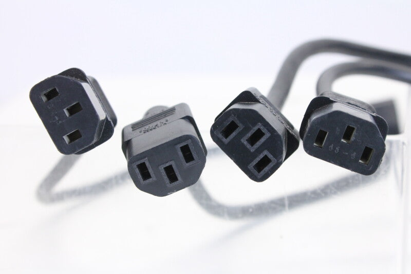 Various Lot with 4x (female) C13 to (male) C14 Cables