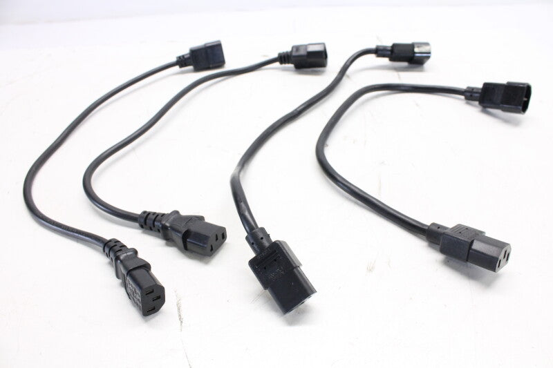 Various Lot with 4x (female) C13 to (male) C14 Cables