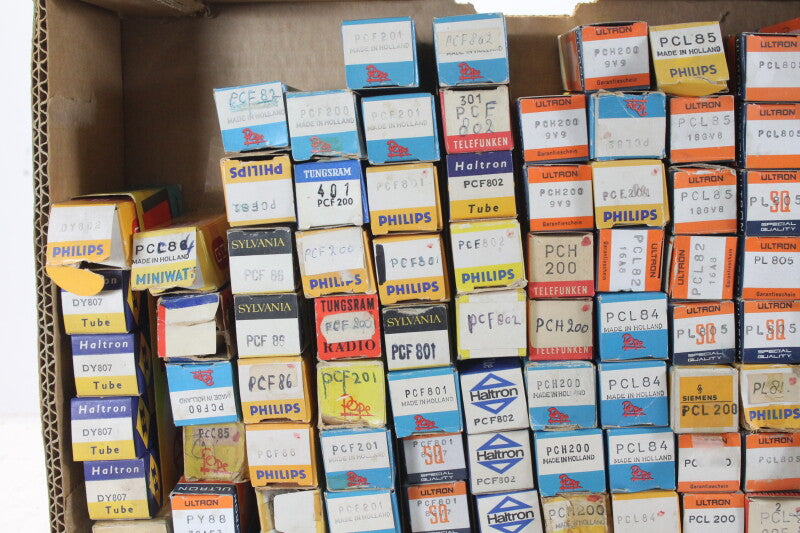 Various Big Lot Radio Tubes Various Brands And Types Approx 100 Tubes