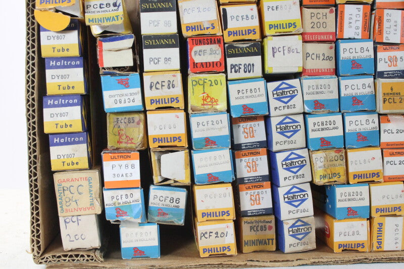 Various Big Lot Radio Tubes Various Brands And Types Approx 100 Tubes