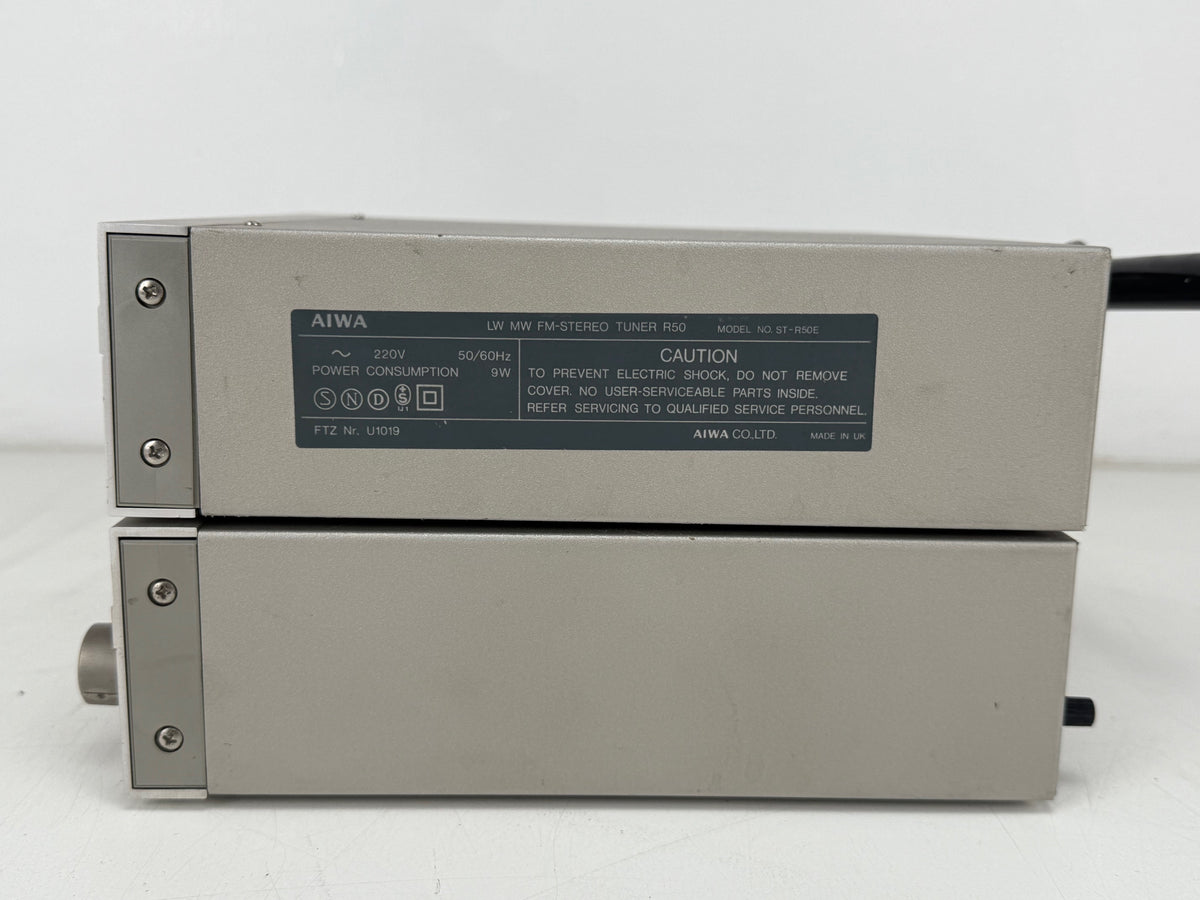Aiwa R50 FM-stereo tuner / A60 stereo geïntegreerde versterkerset