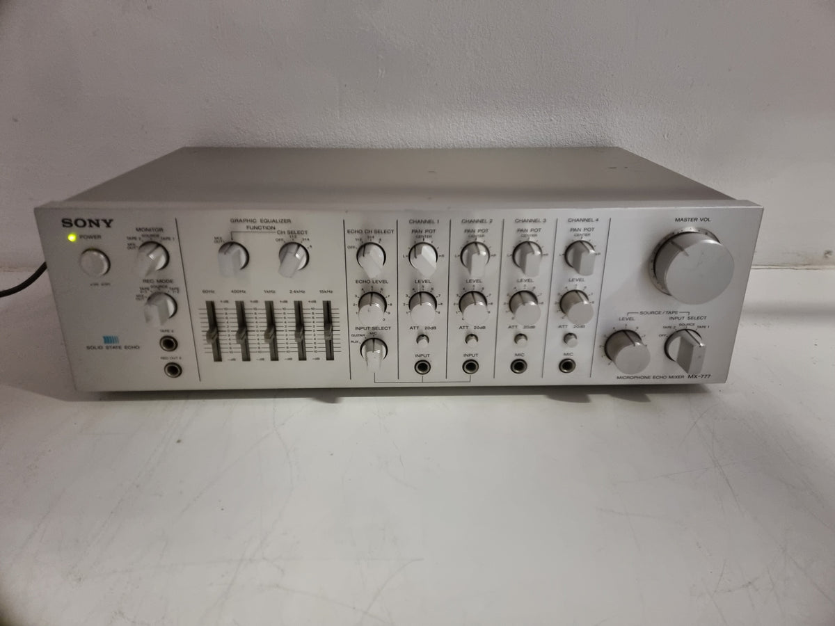 Sony MX 777 Microphone Echo MIxer Solid State