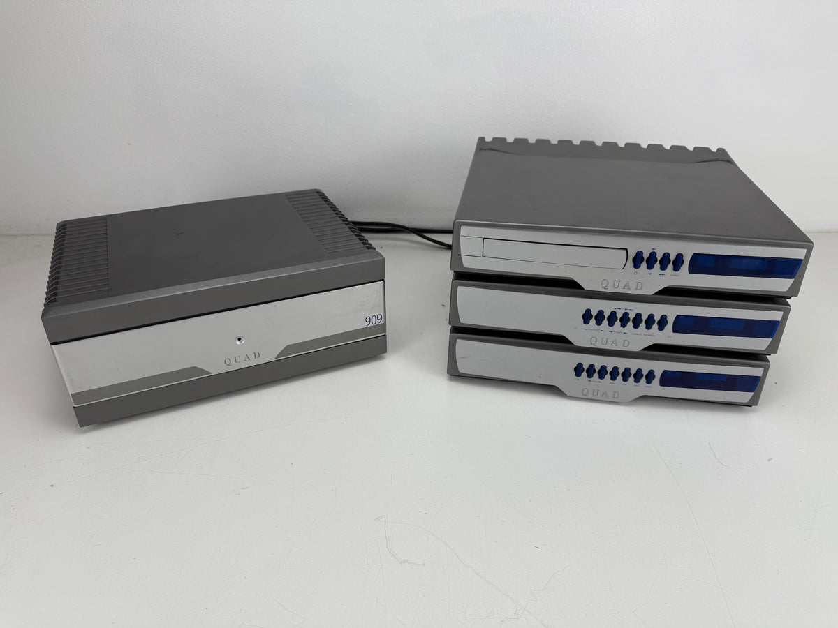 Quad 909 Audio set - Pre amplifier - CD player - Tuner - Power amplifier