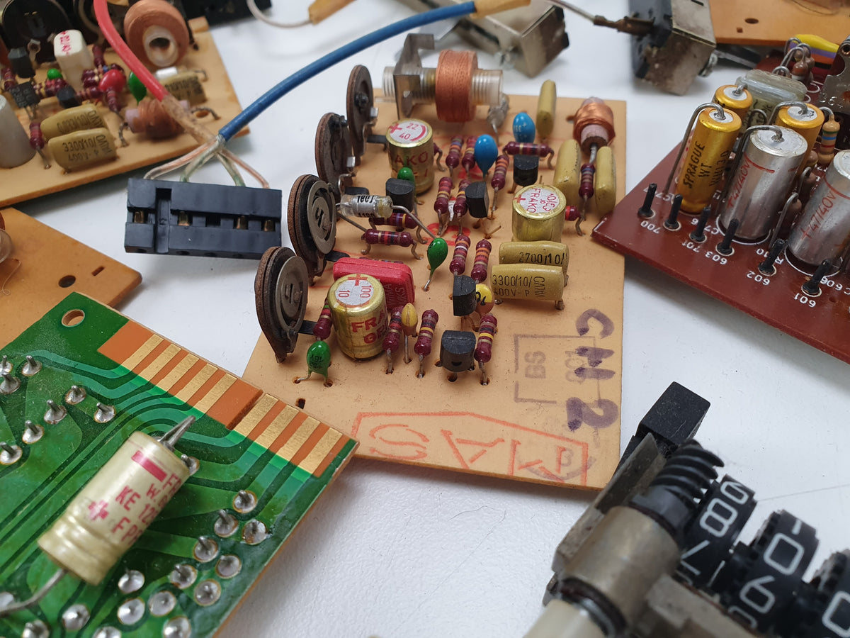 Studer Revox A77 recorder parts lot - Preamp pcb, faders etc - Sold as is