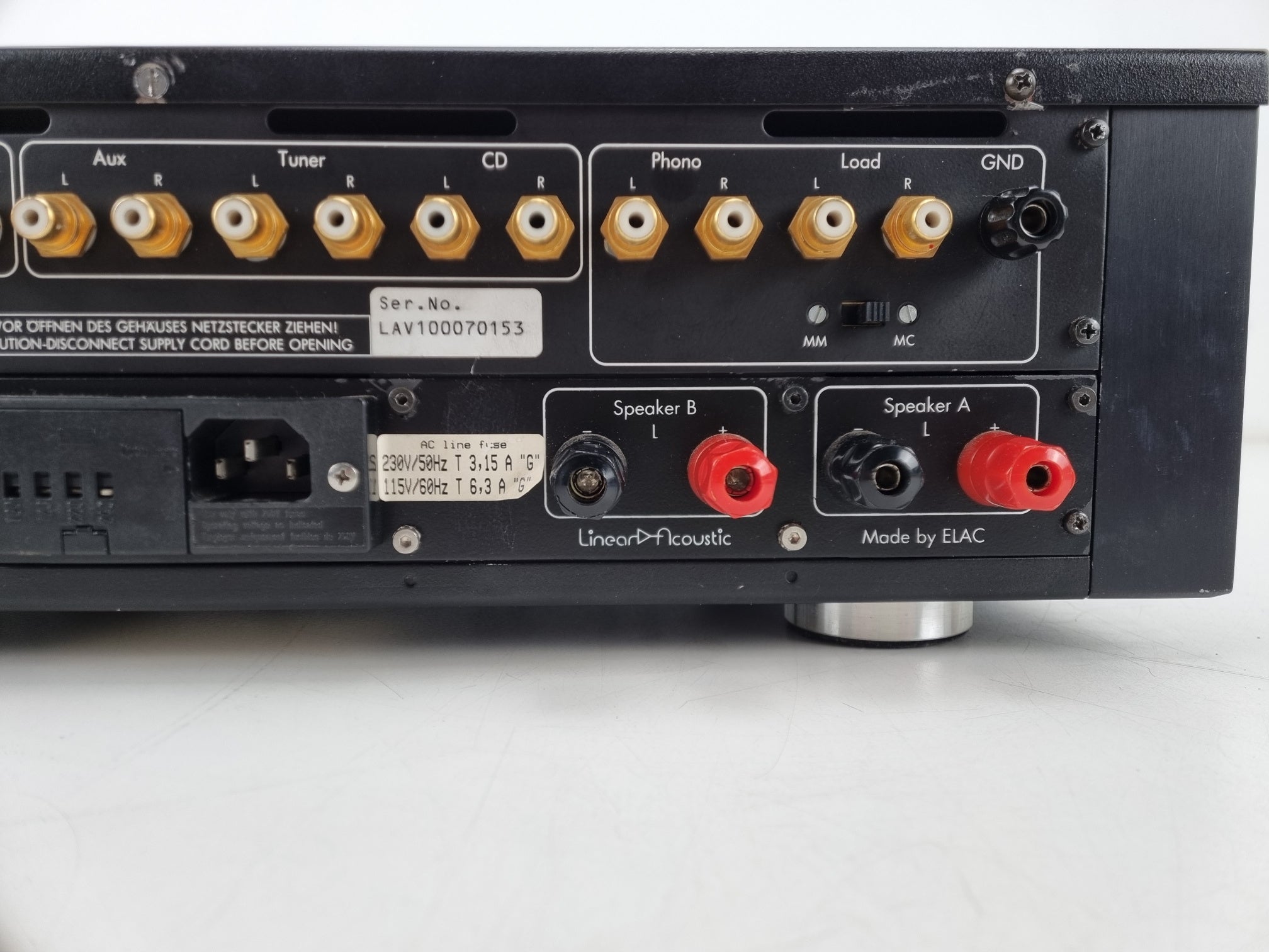 Linear Acoustic LA-V100 - Stereo Amplifier True Classs A - Fully Serviced