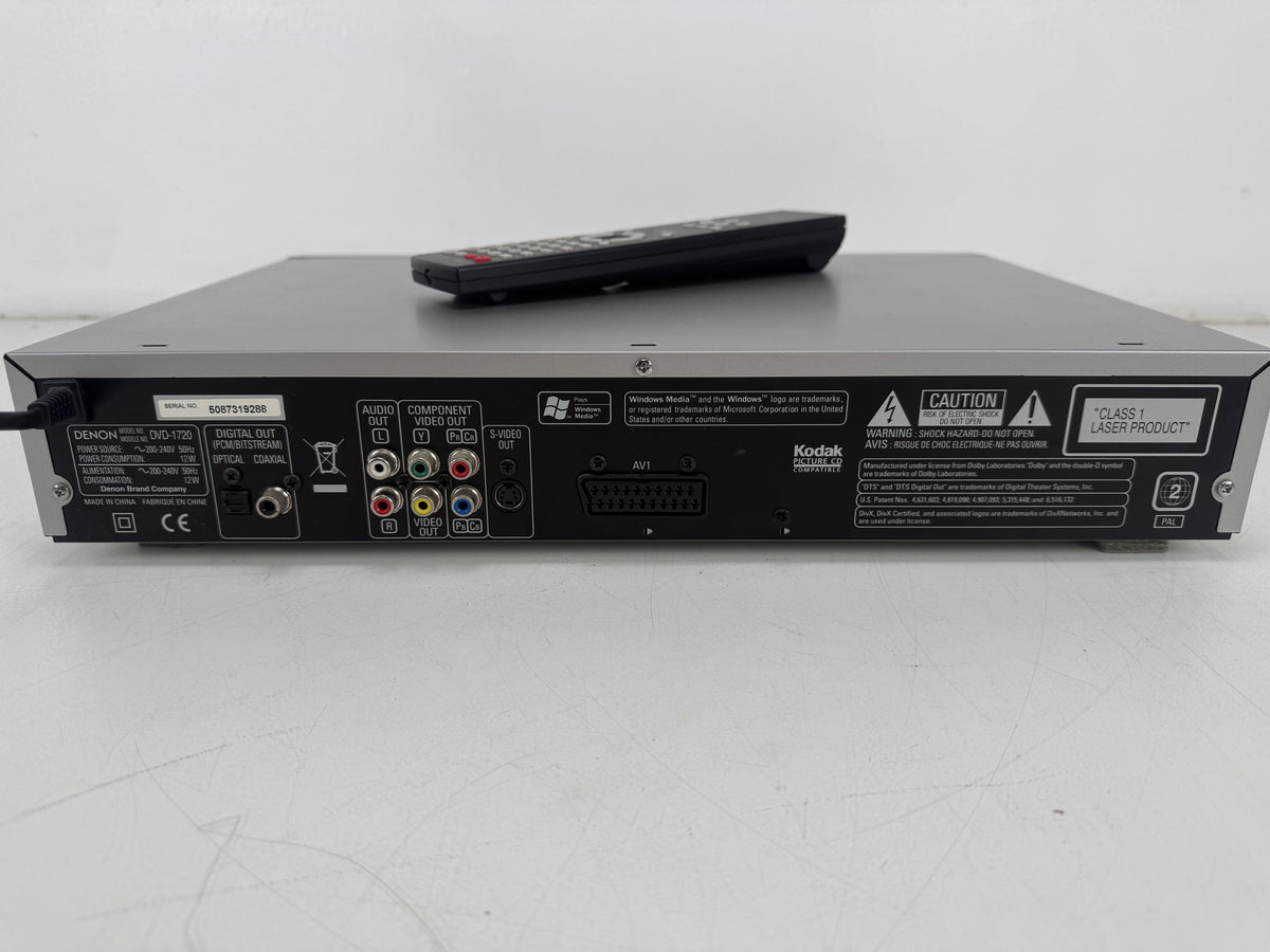 Denon DVD-1720 DVD Video Player With Remote Control