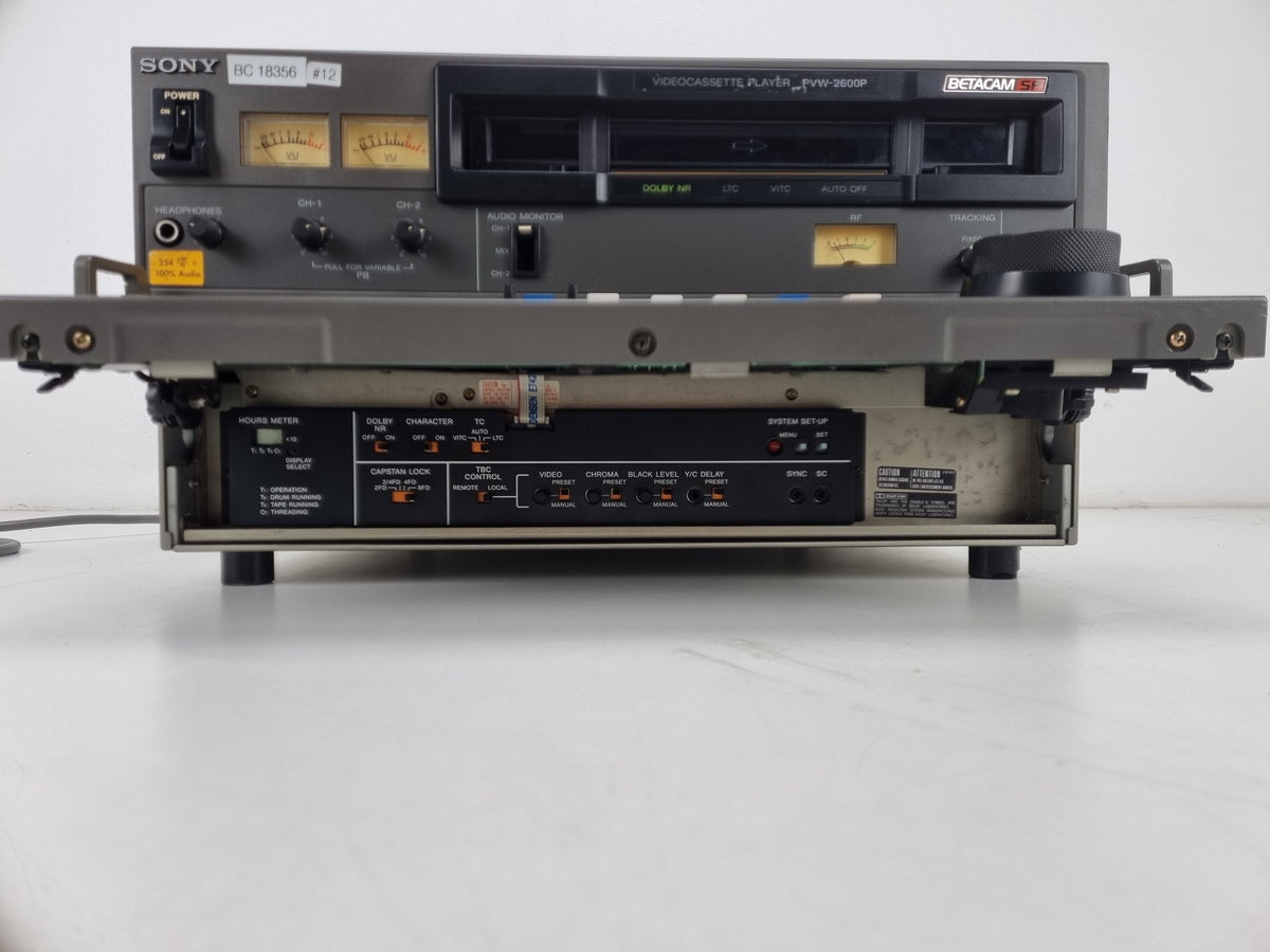 Sony PVW-2600P - BetacamSP videorecorder - Volledig gereviseerd en onderhouden