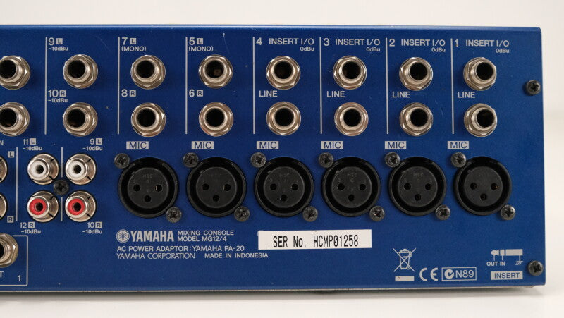Yamaha MG12/4 -  8 channel Mixer in box