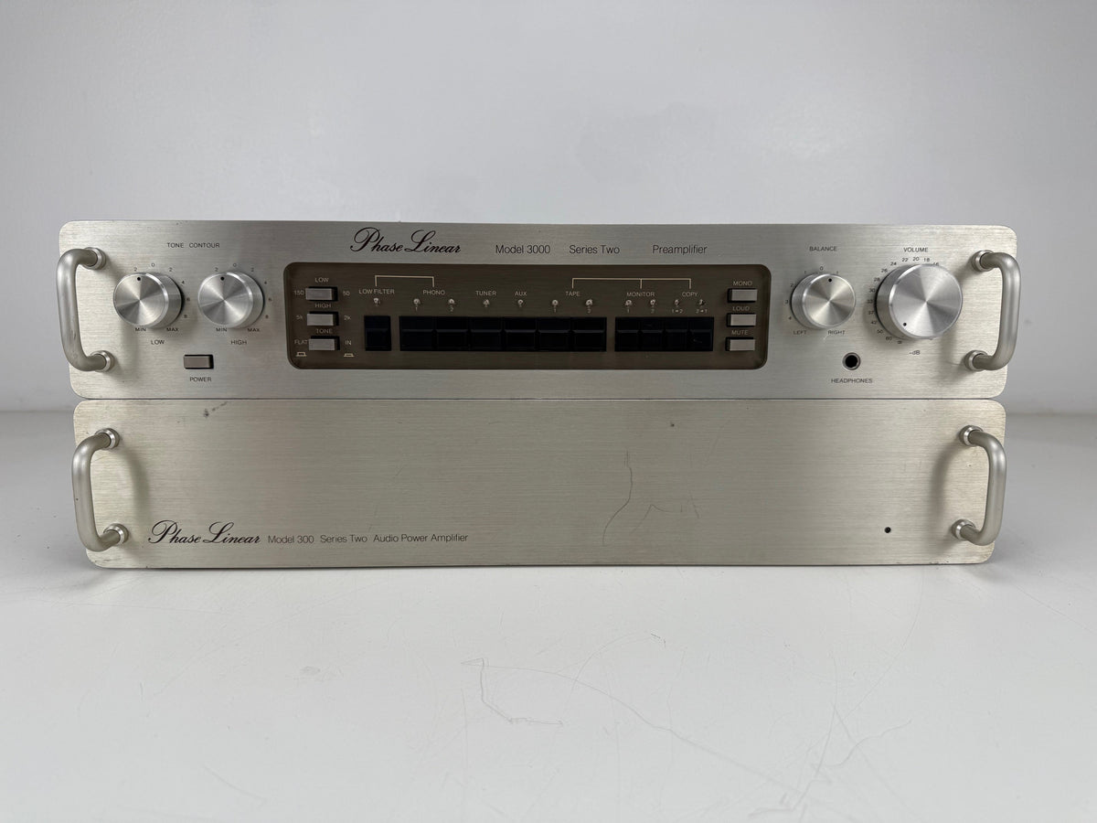 Phase Linear Series Two Model 3000 Preamplifier / Model 300 Power Amplifier