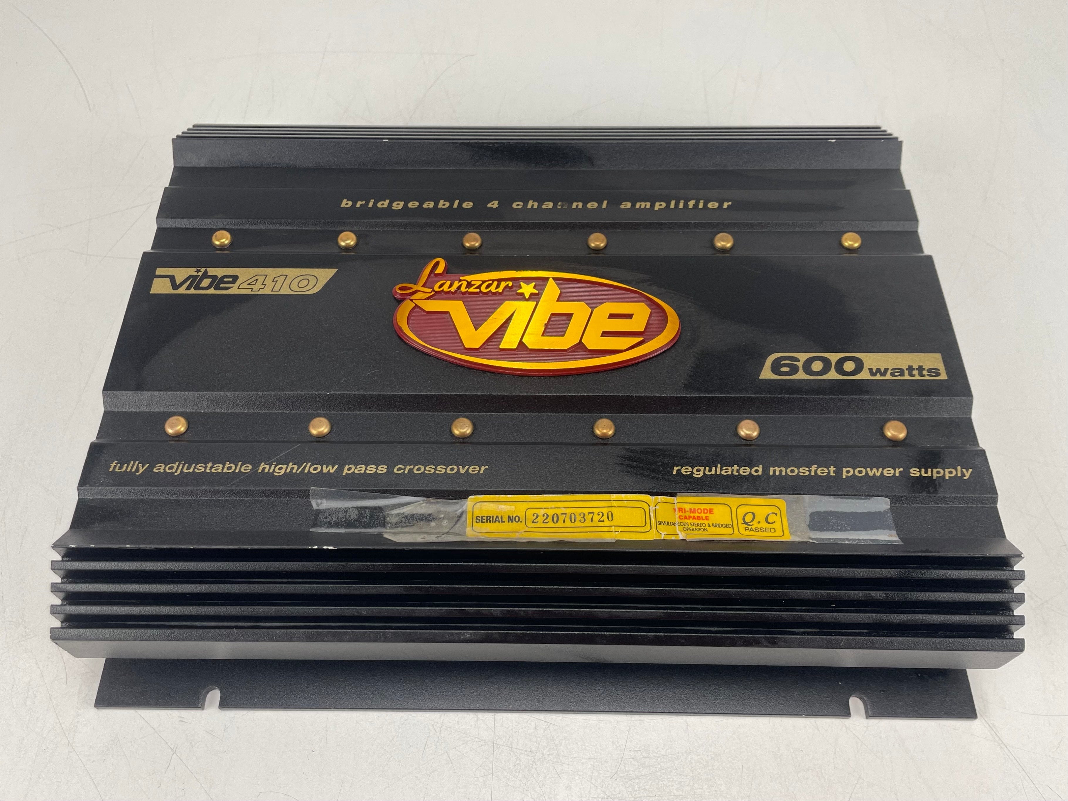 Lanzar VIBE410 4-Channel Car Amplifier